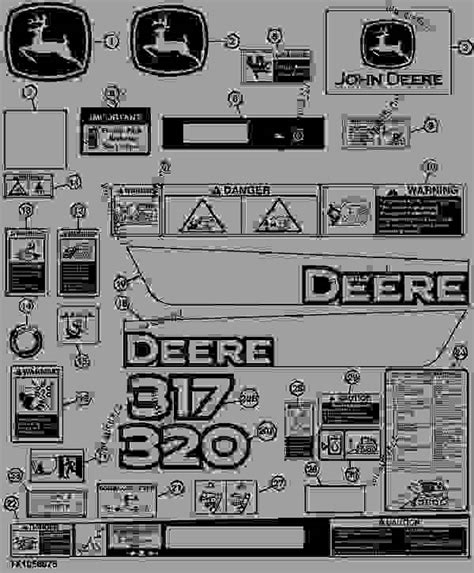 john deere skid steer replacement decal for instrument panel|john deere parts diagram.